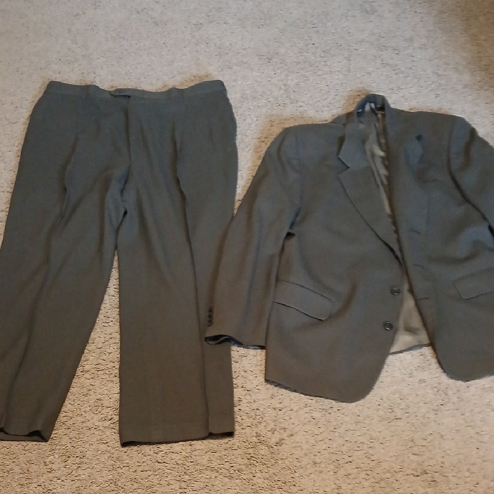 Adolfo Charcoal Men's Suit